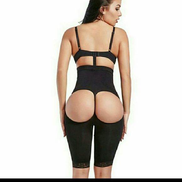 Butt LiFter Shaper with Tummy ando TightM-L black 23" to 32" inches M-L bei - Picture 2 of 3